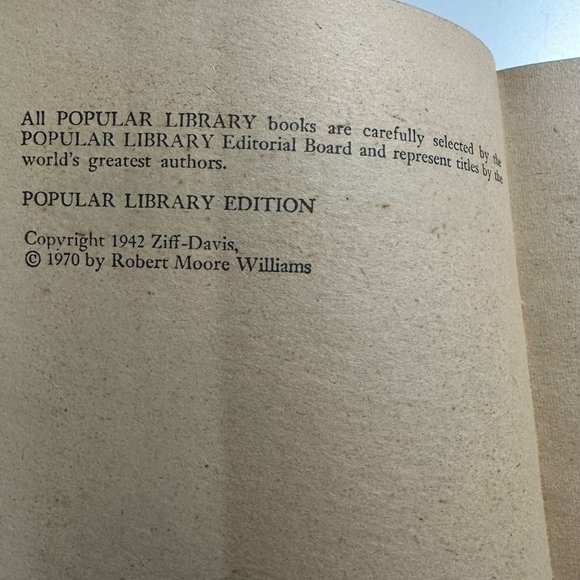 Vintage 1970 Jongor of Lost Land by Robert Moore Williams first in series - Picture 5 of 5